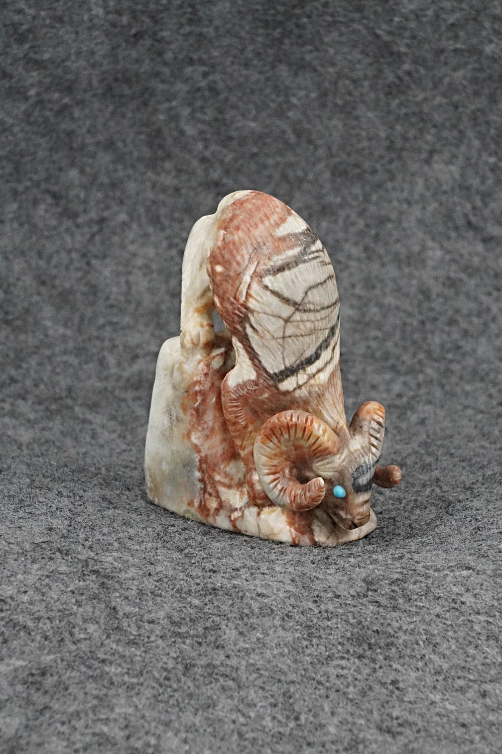 Ram Zuni Fetish Carving - Wilfred Cheama