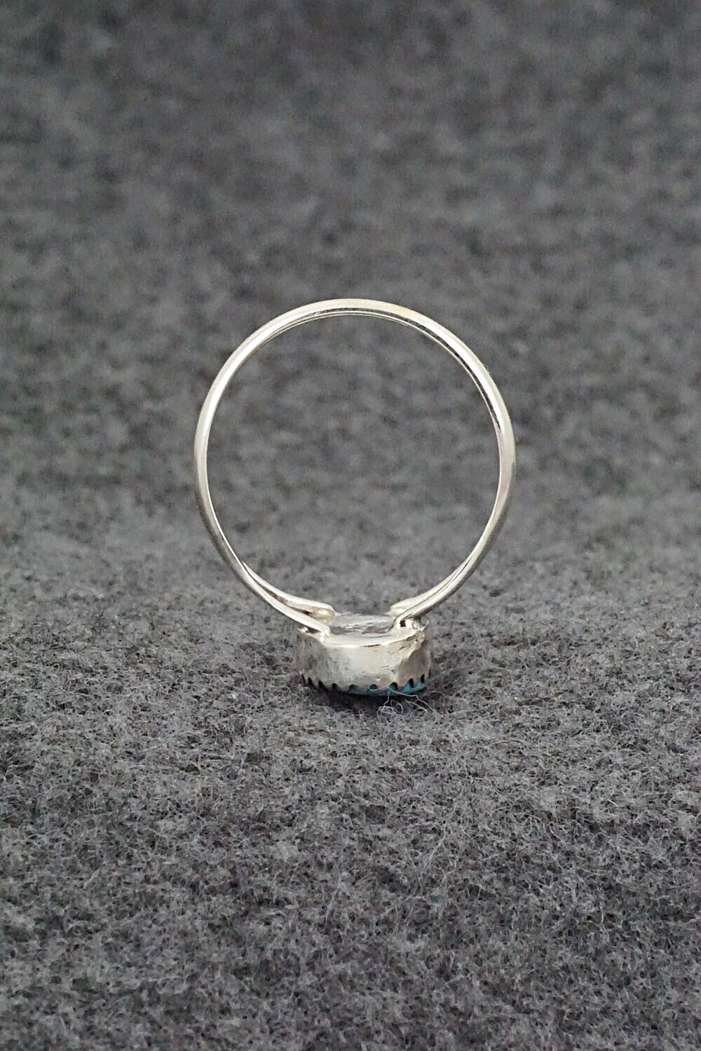 Turquoise & Sterling Silver Ring - Theresa Smith - Size 7.75