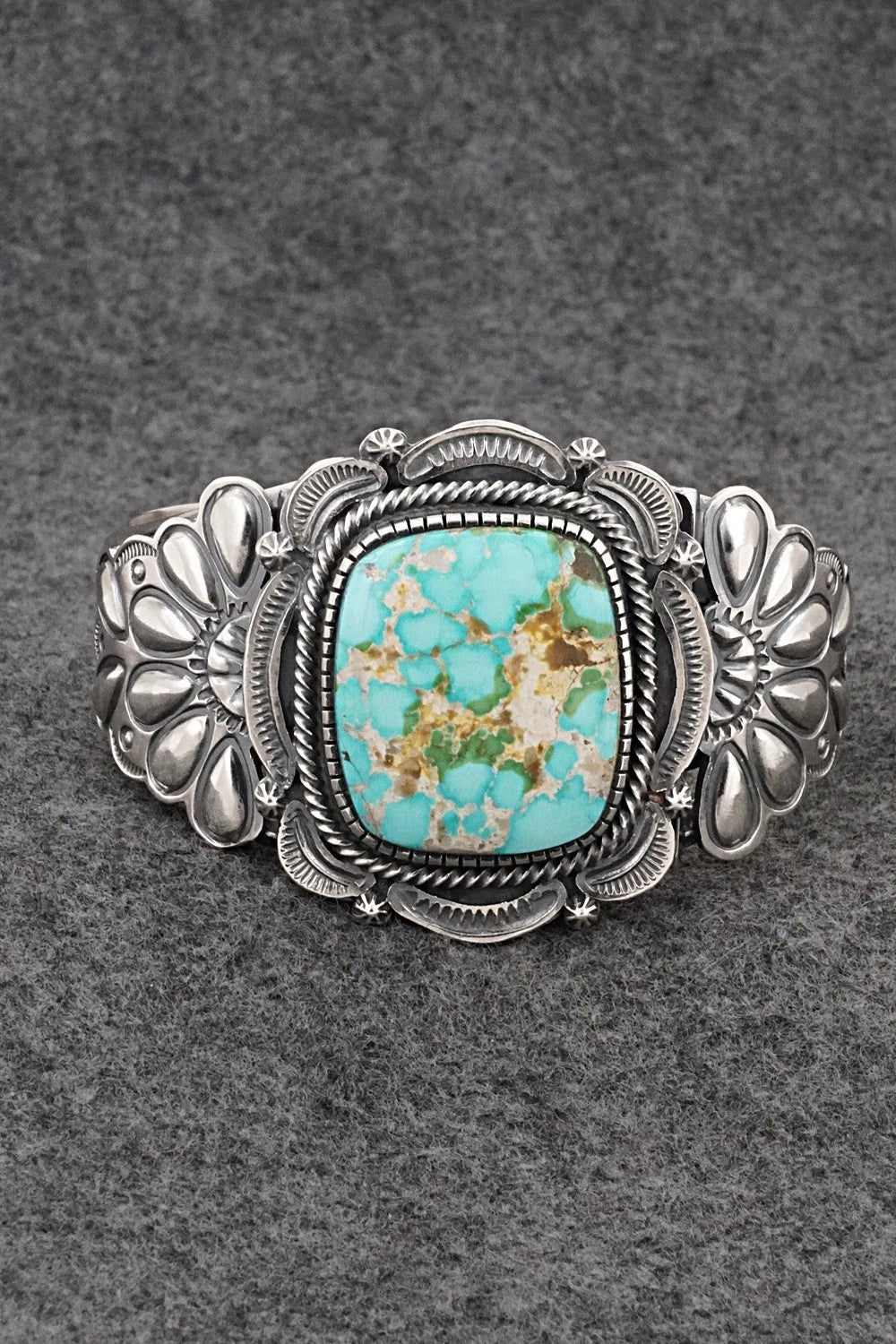 Turquoise & Sterling Silver Bracelet - Hank Vandever