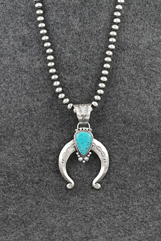 Turquoise & Sterling Silver Necklace - Samuel Yellowhair