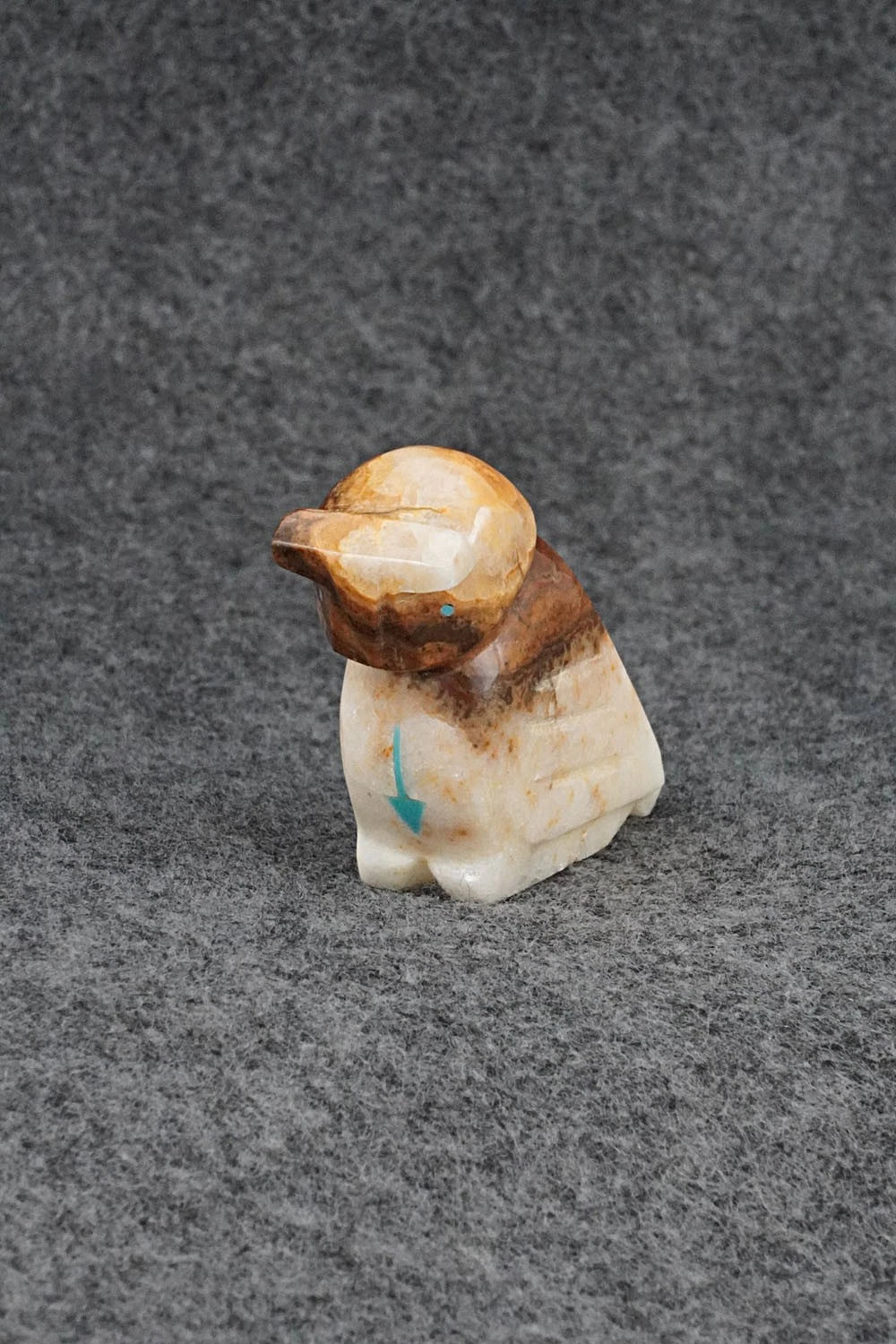 Owl Zuni Fetish Carving - Abby Panteah Quam