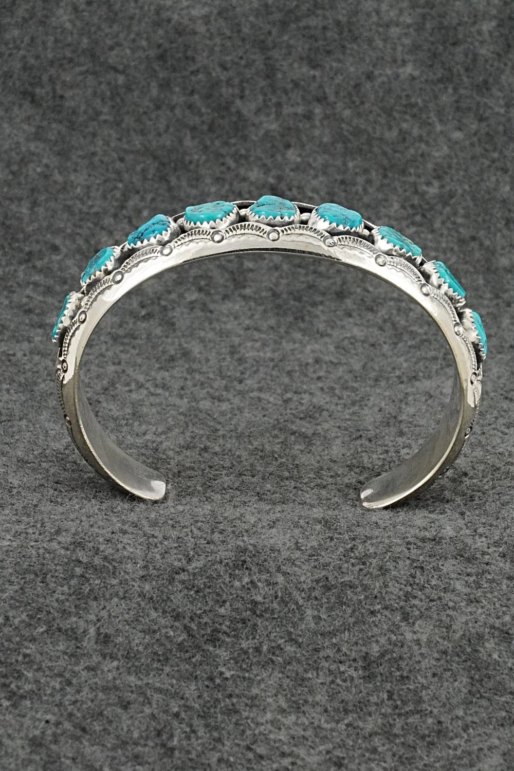 Turquoise & Sterling Silver Bracelet - Wilbert Muskett Sr.