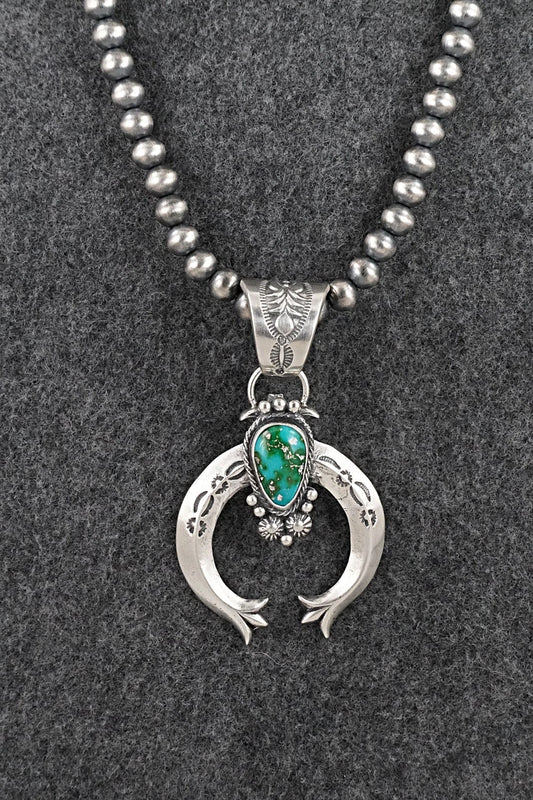 Turquoise & Sterling Silver Necklace - Samuel Yellowhair