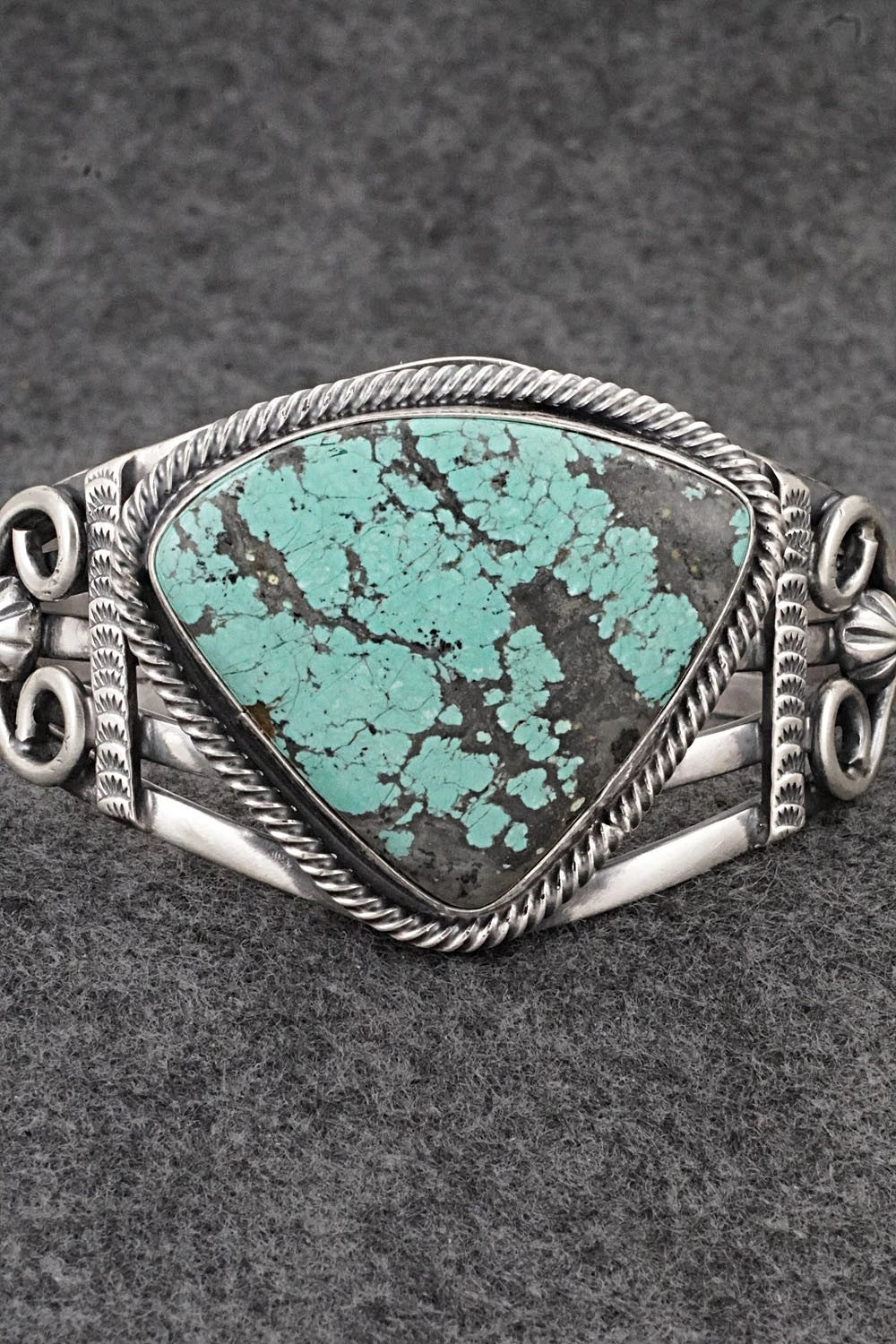 Turquoise & Sterling Silver Bracelet - Bobby Johnson