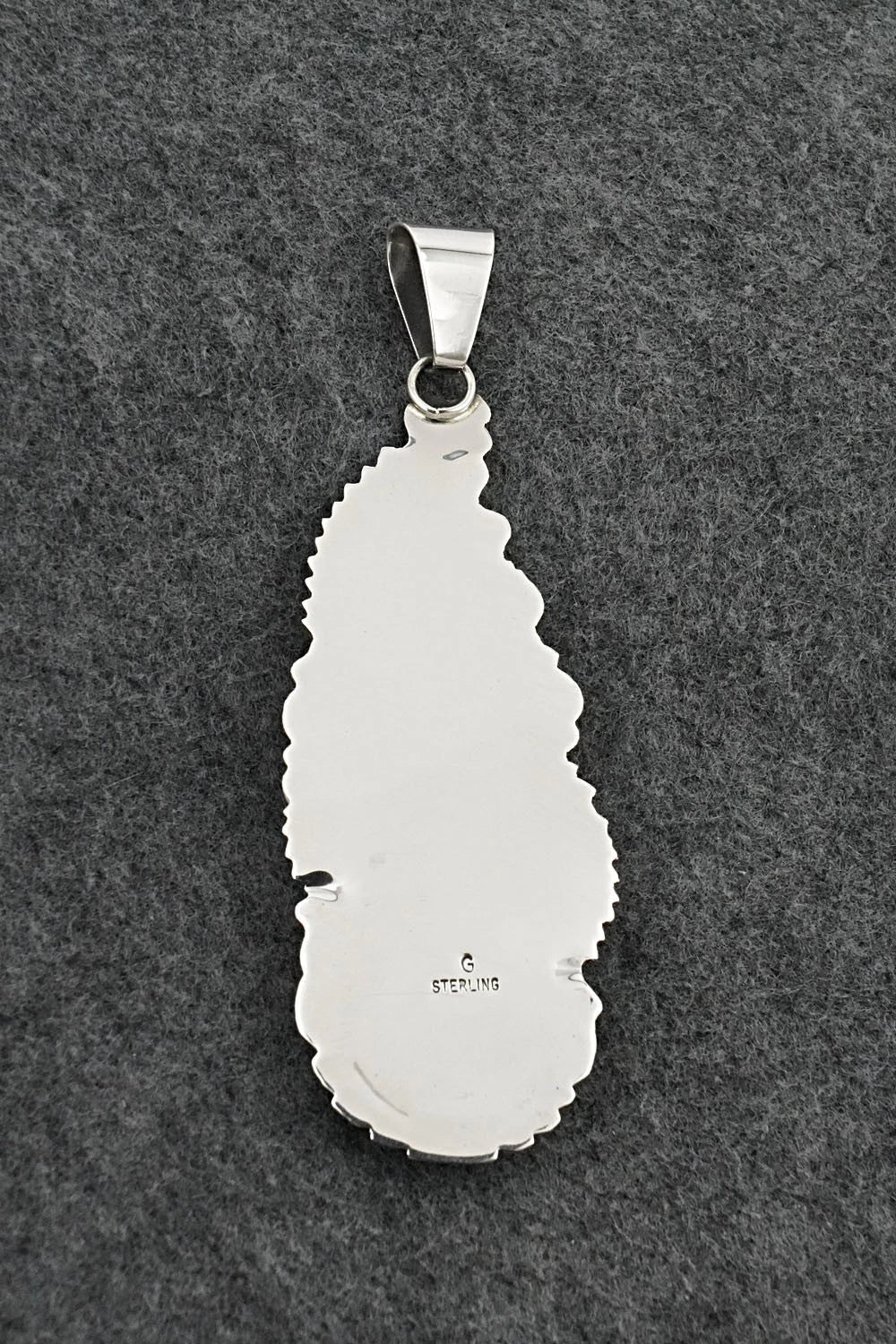 Turquoise & Sterling Silver Pendant - Albert Smith