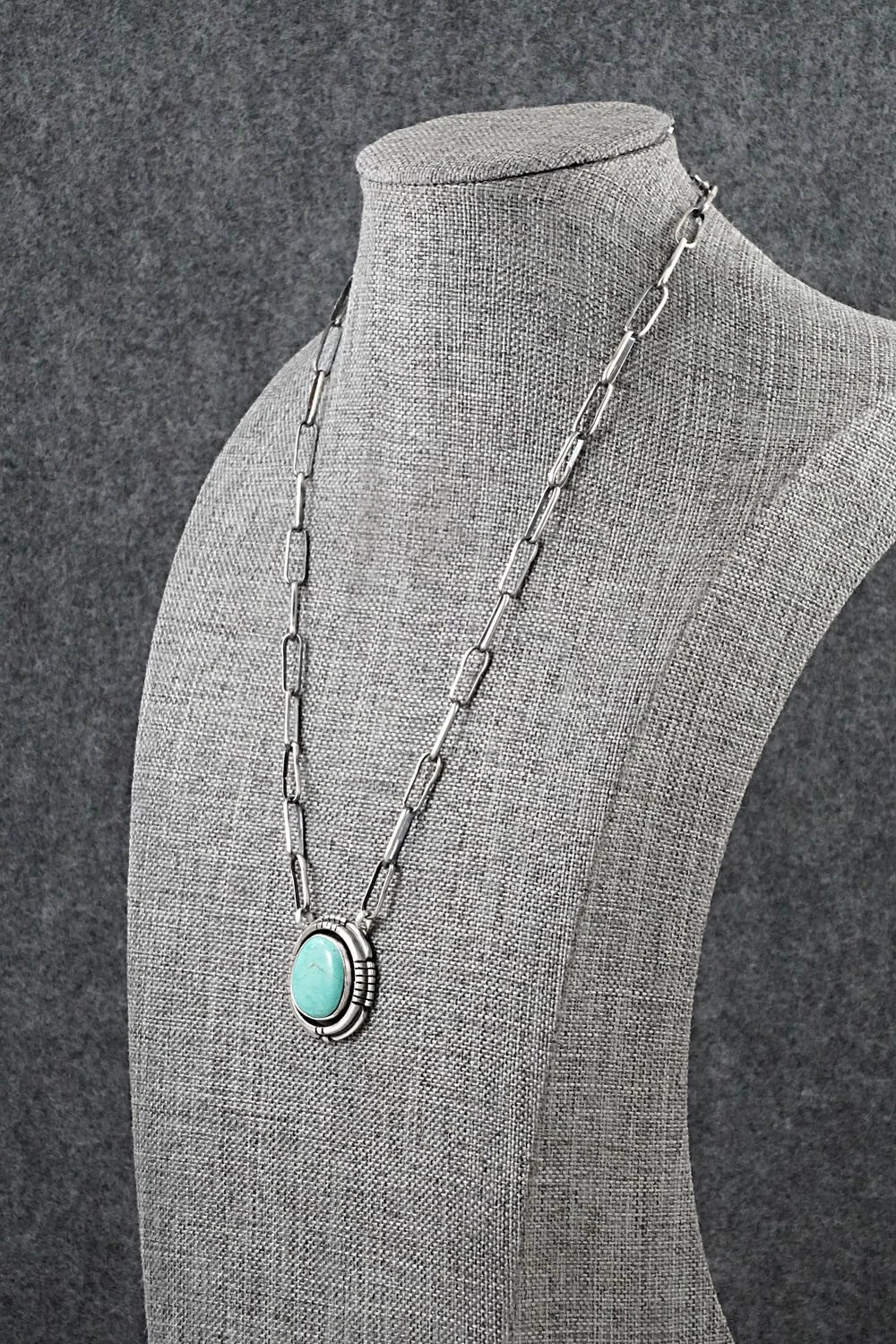 Turquoise & Sterling Silver Necklace - Daniel Benally