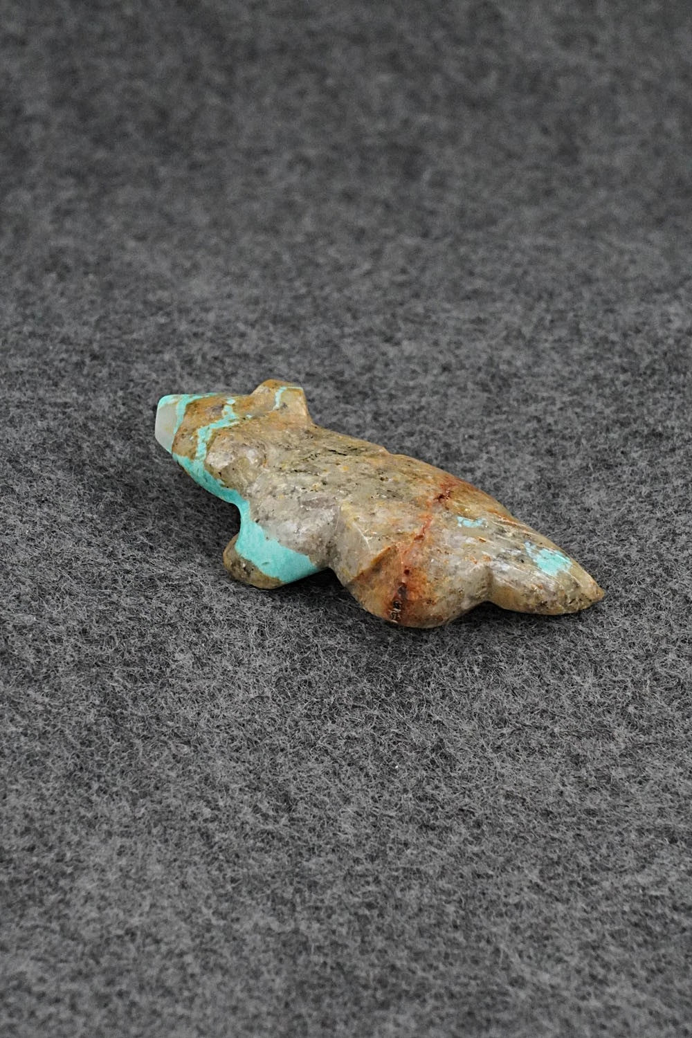 Badger Zuni Fetish Carving - Kenric Laiwakete