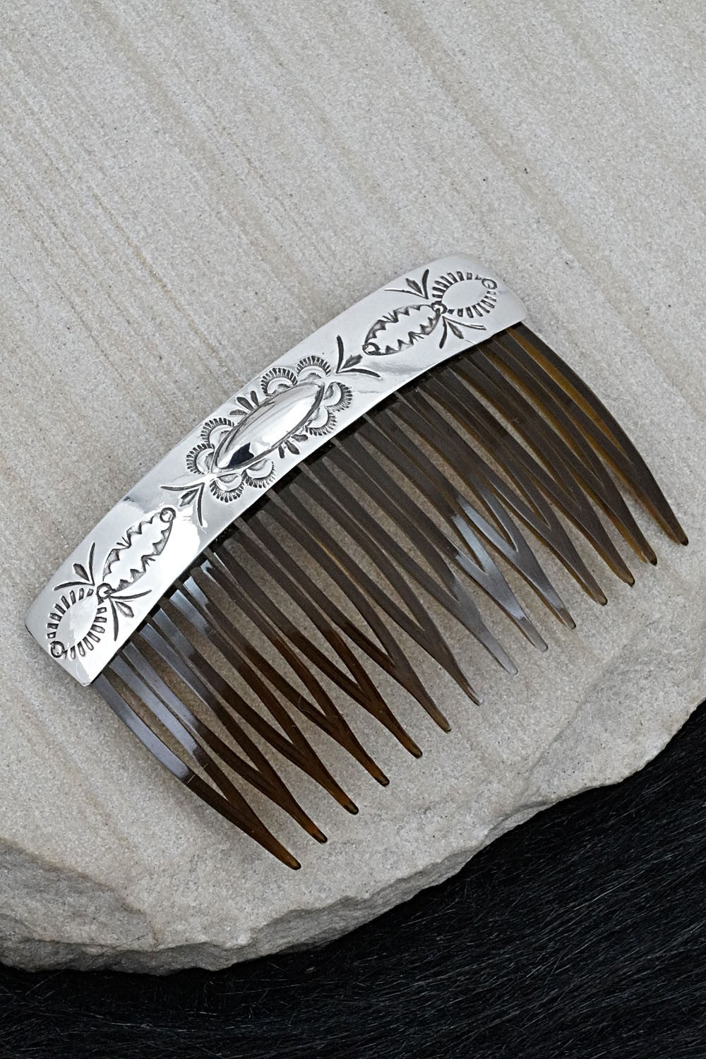 Sterling Silver Hair Combs - Bertha Begay