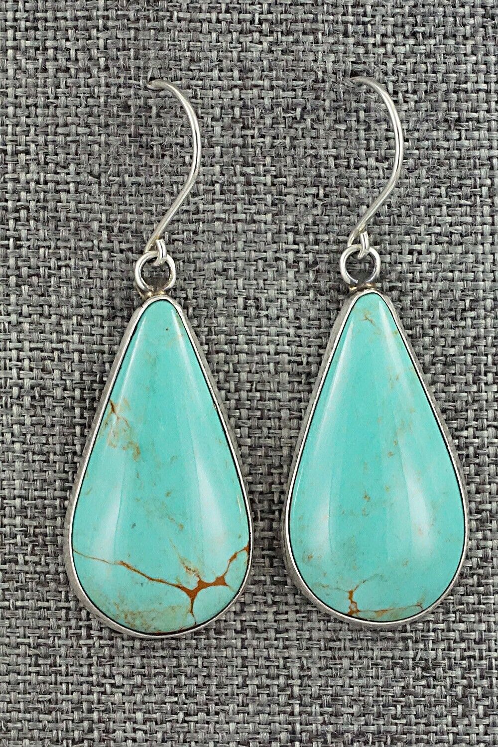 Turquoise & Sterling Silver Earrings - Rena Begay