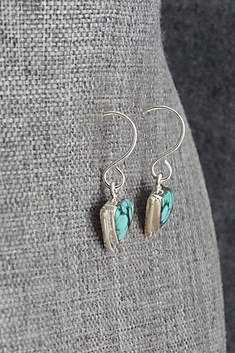 Turquoise & Sterling Silver Earrings - Cathy Webster