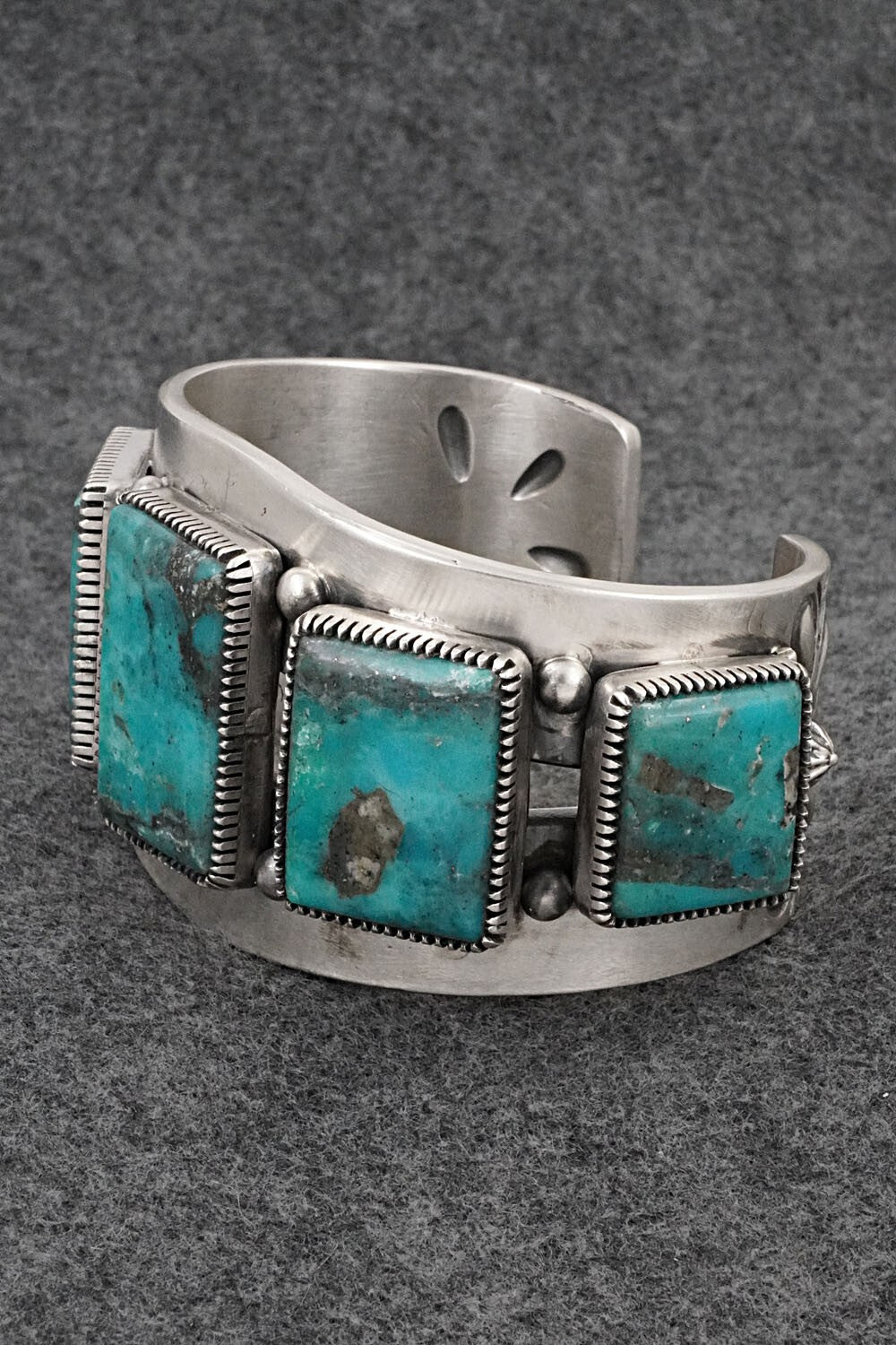 Turquoise & Sterling Silver Bracelet - Mark Yazzie