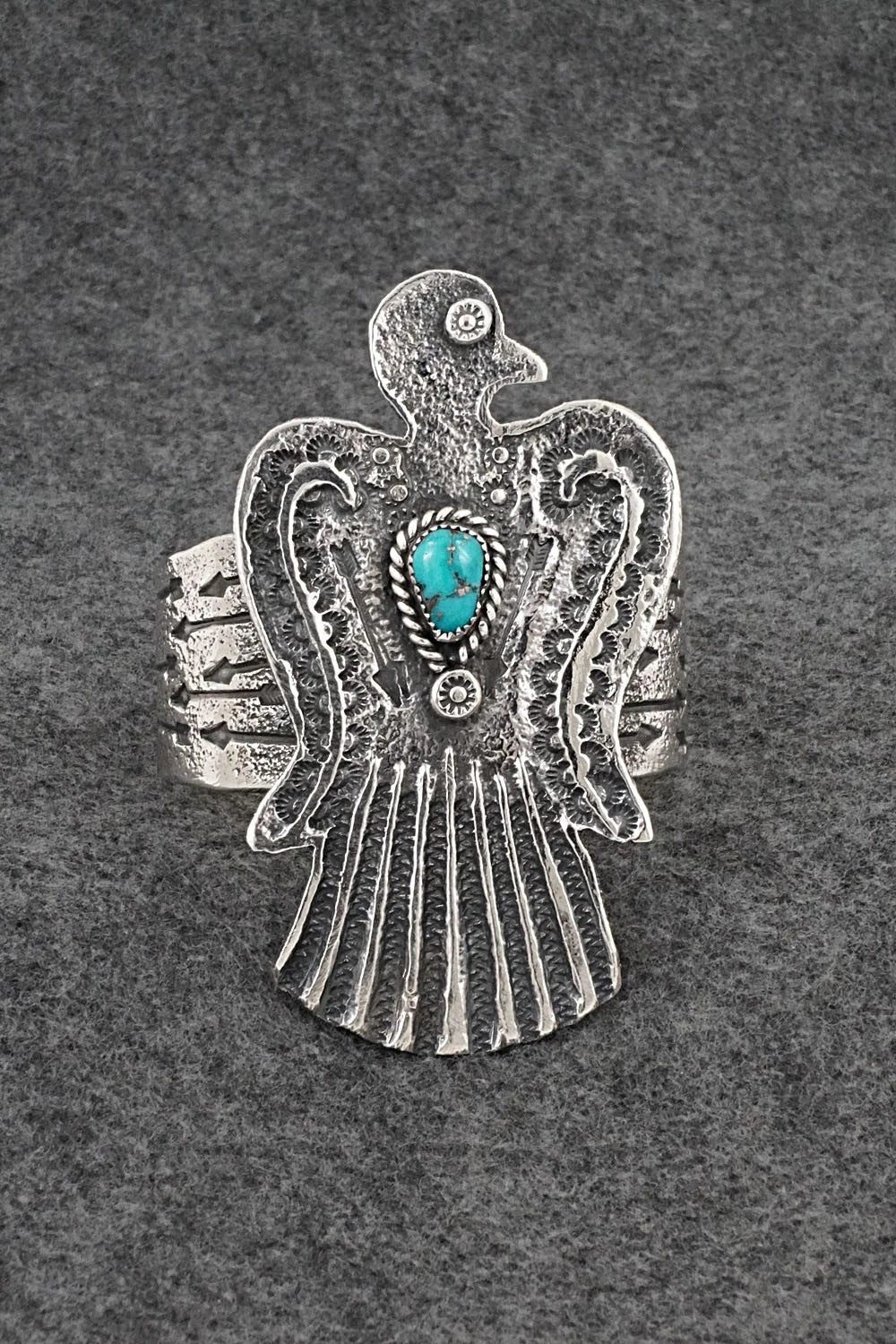 Turquoise & Sterling Silver Bracelet - Delbert Arviso