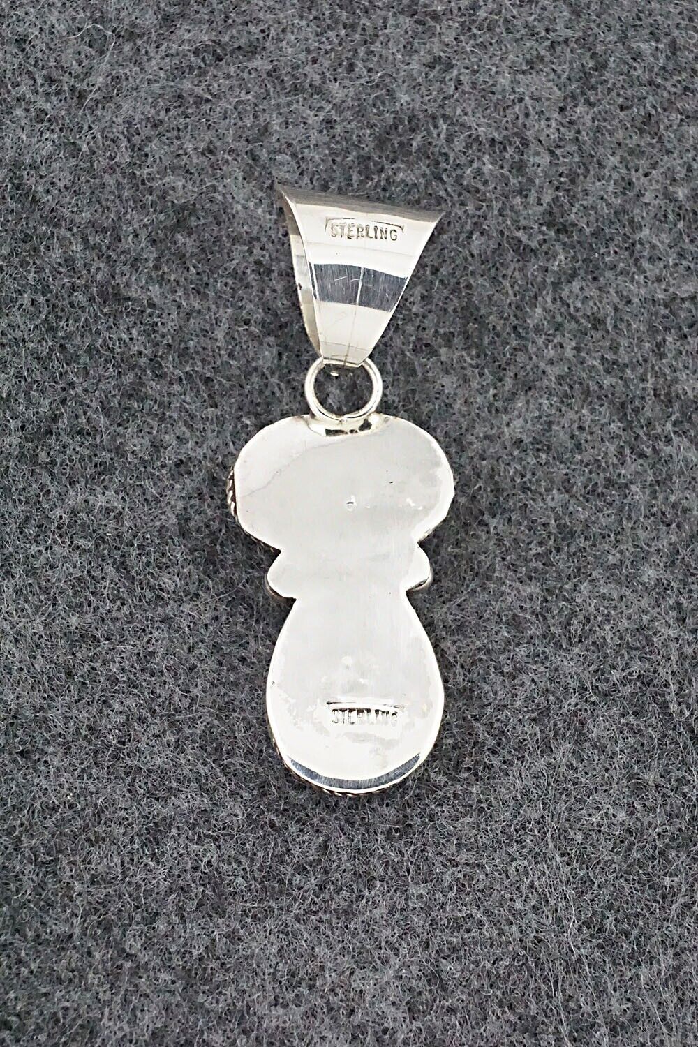 Turquoise & Sterling Silver Pendant - Ernest Hawthorne