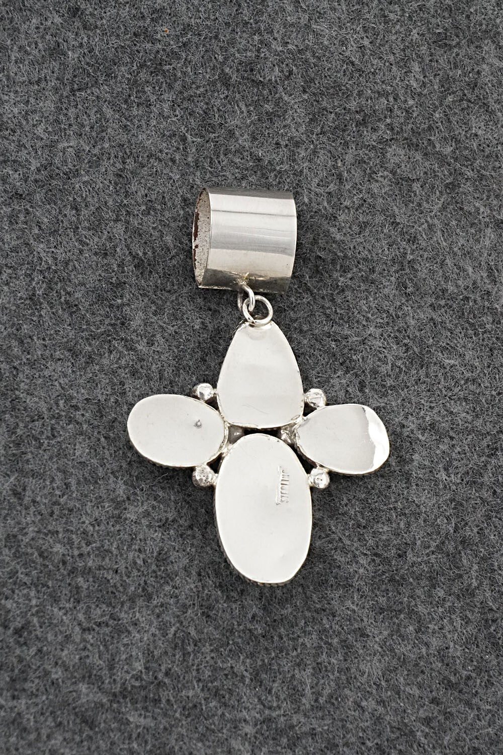Turquoise & Sterling Silver Pendant - Ernest Hawthorne