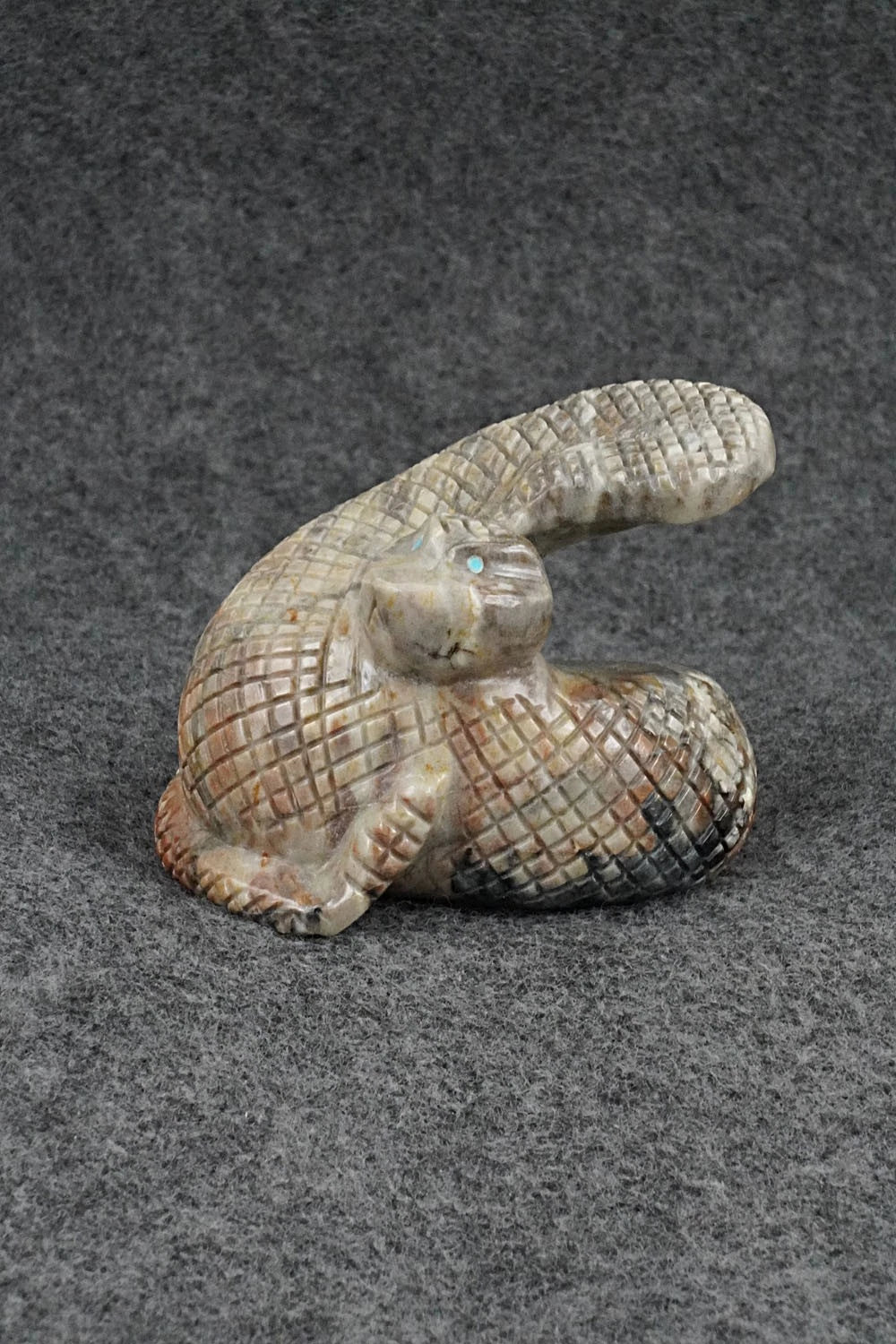 Rattlesnake Zuni Fetish Carving - Paulette & Farlan Quam