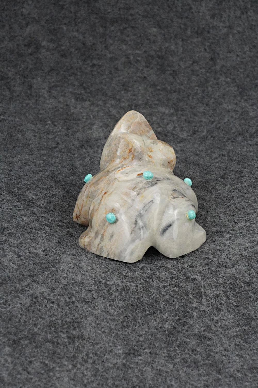 Frog Zuni Fetish Carving - Enrike Leekya