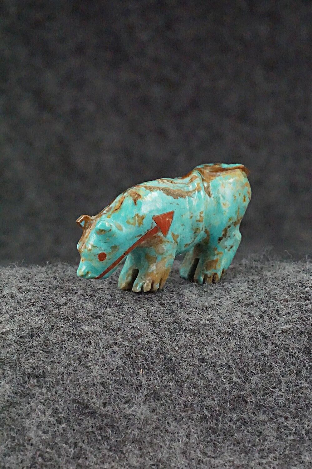 Mountain Lion Zuni Fetish Carving - Andres Quandelacy
