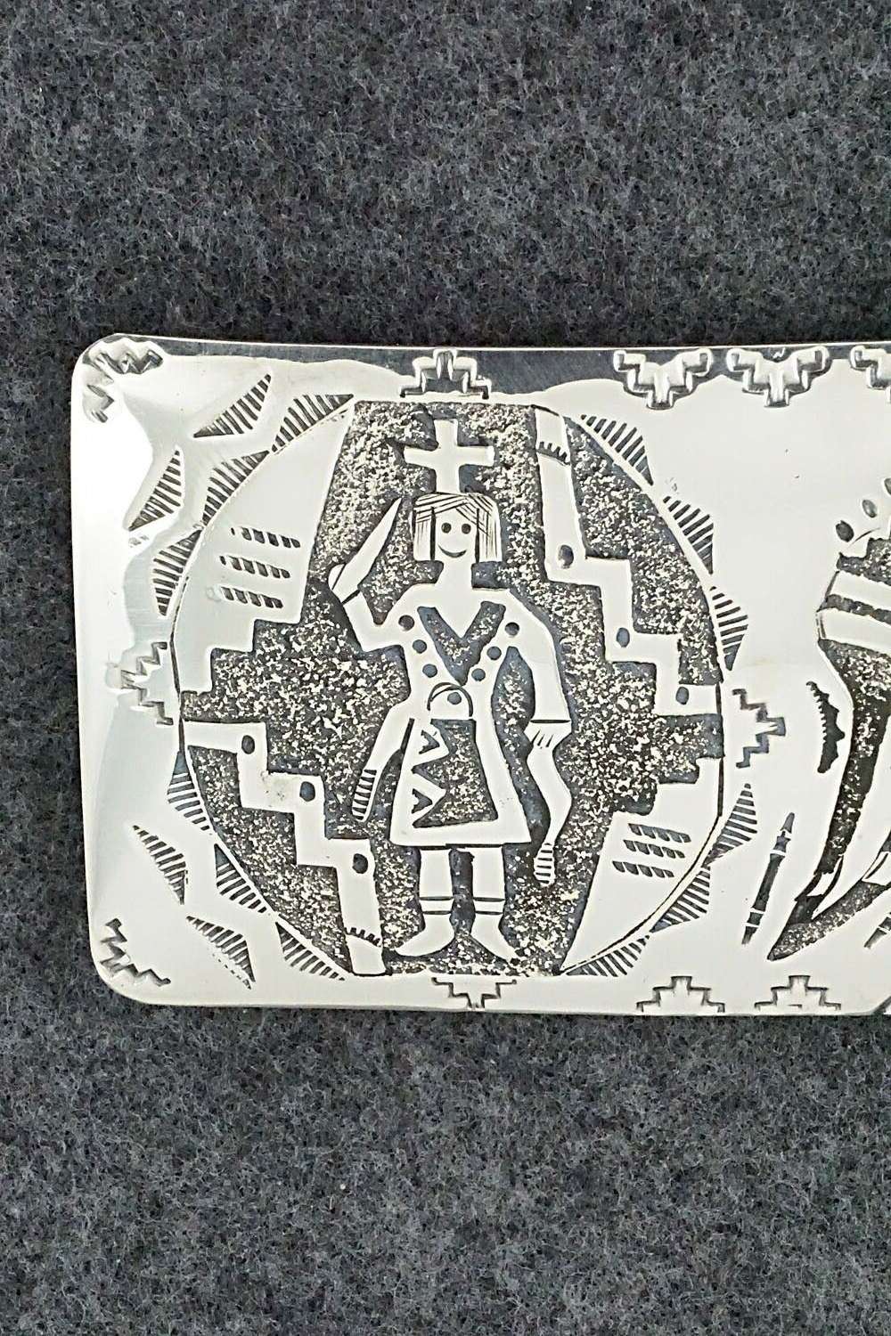 Sterling Silver Belt Buckle - Raymond Begay