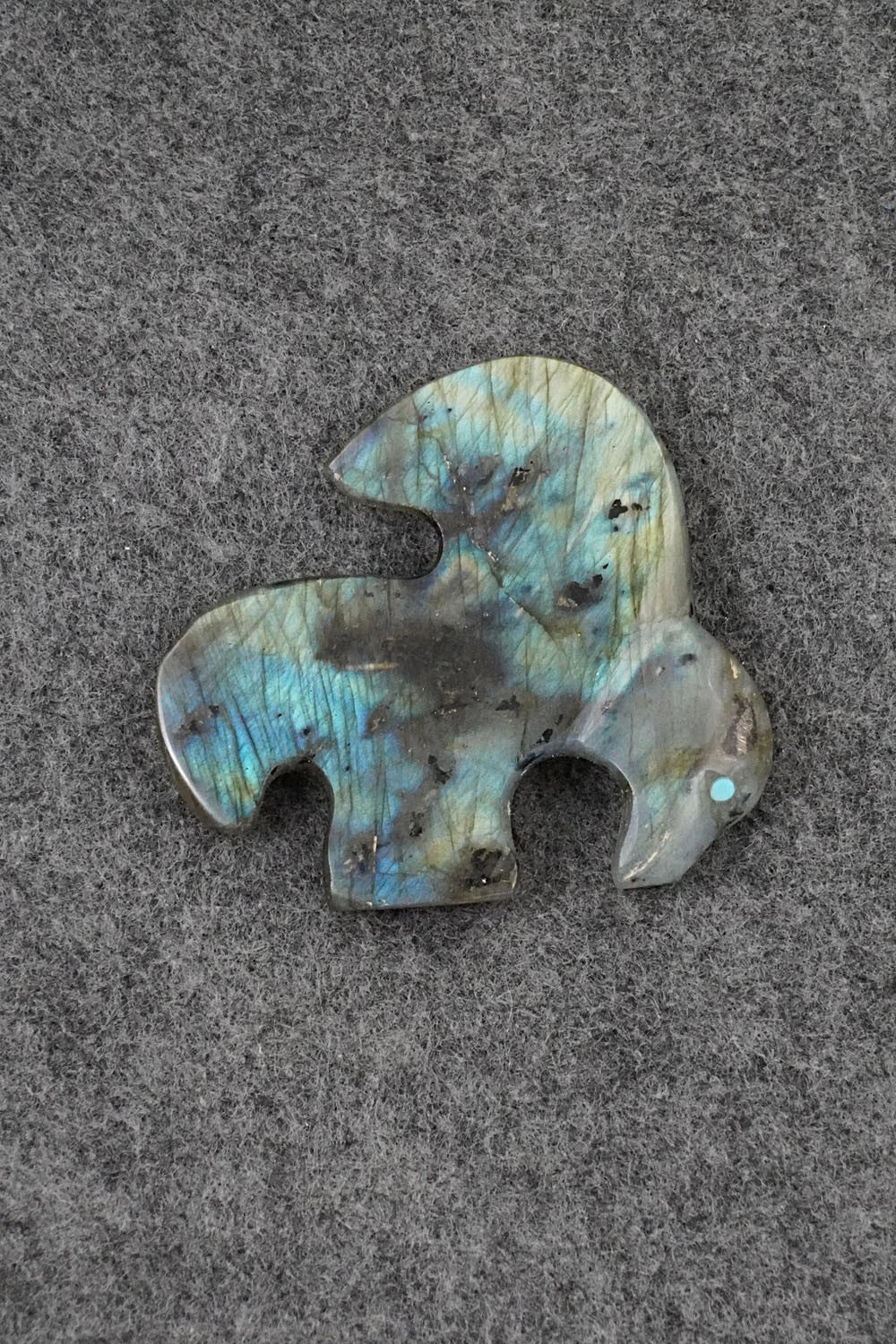 Eagle Zuni Fetish Carving - Kenric Laiwakete