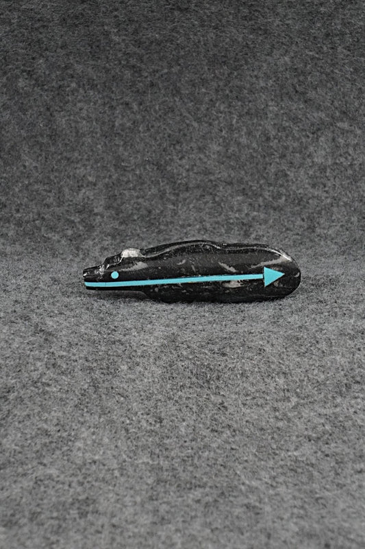 Bear Zuni Fetish Carving - Bernard Laiwakete