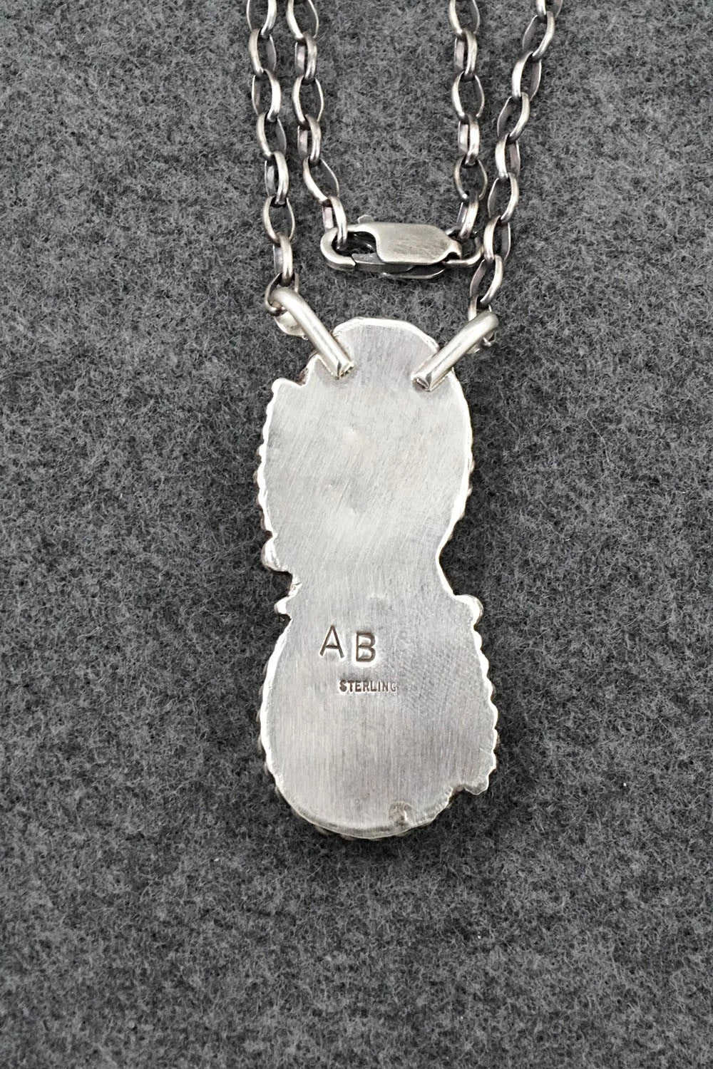 Turquoise & Sterling Silver Necklace - Antwone Brown