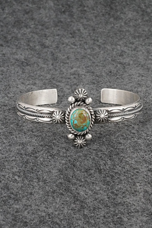 Turquoise & Sterling Silver Bracelet - Michael Calladitto