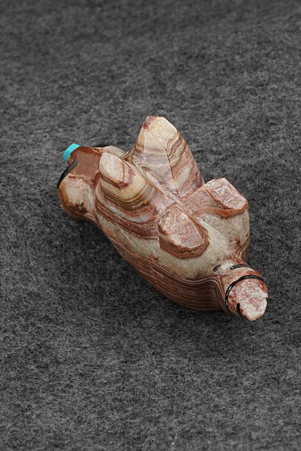 Raccoon Zuni Fetish Carving - Enrike Leekya