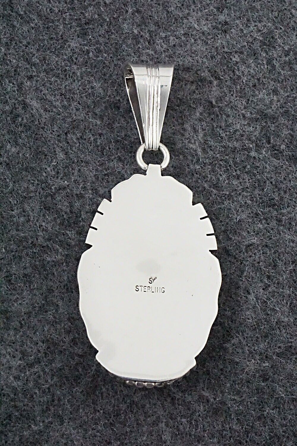 Variscite & Sterling Silver Pendant - Samuel Yellowhair
