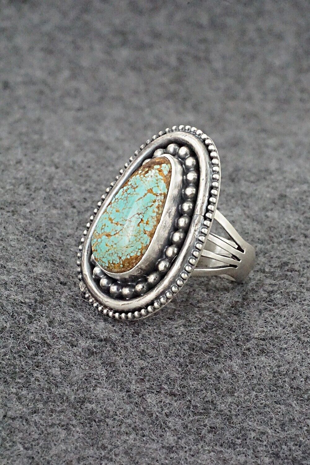 Turquoise & Sterling Silver Ring - Marita Benally - Size 7
