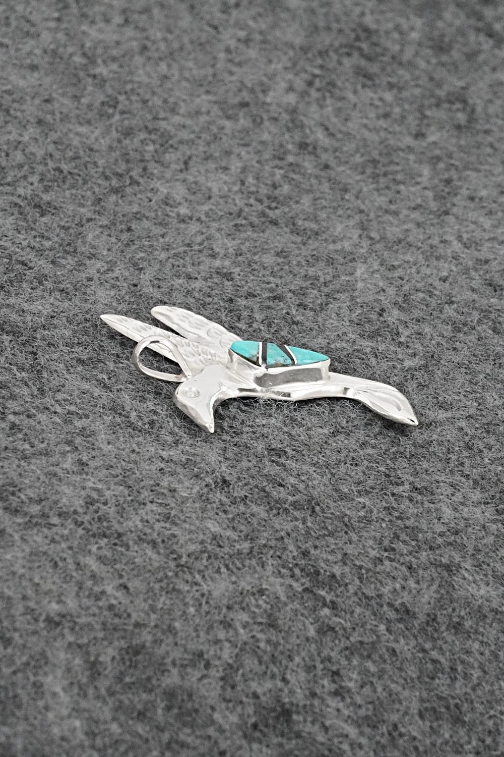 Turquoise & Sterling Silver Pendant - Dorothy Martinez