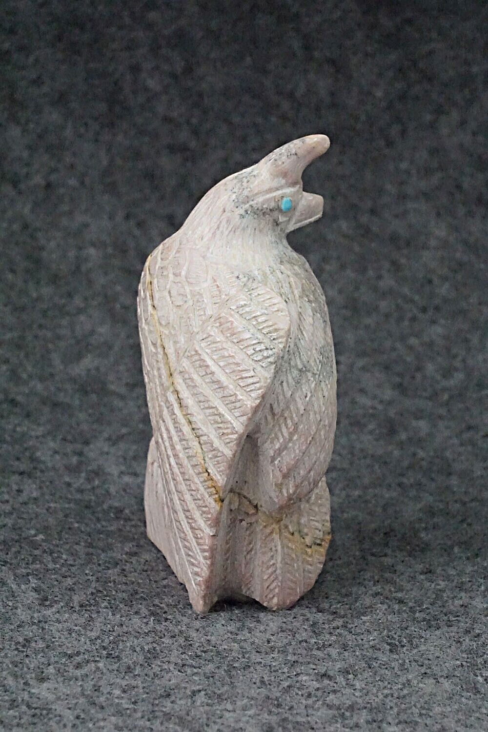 Quail Zuni Fetish Carving - Derrick Kaamasee