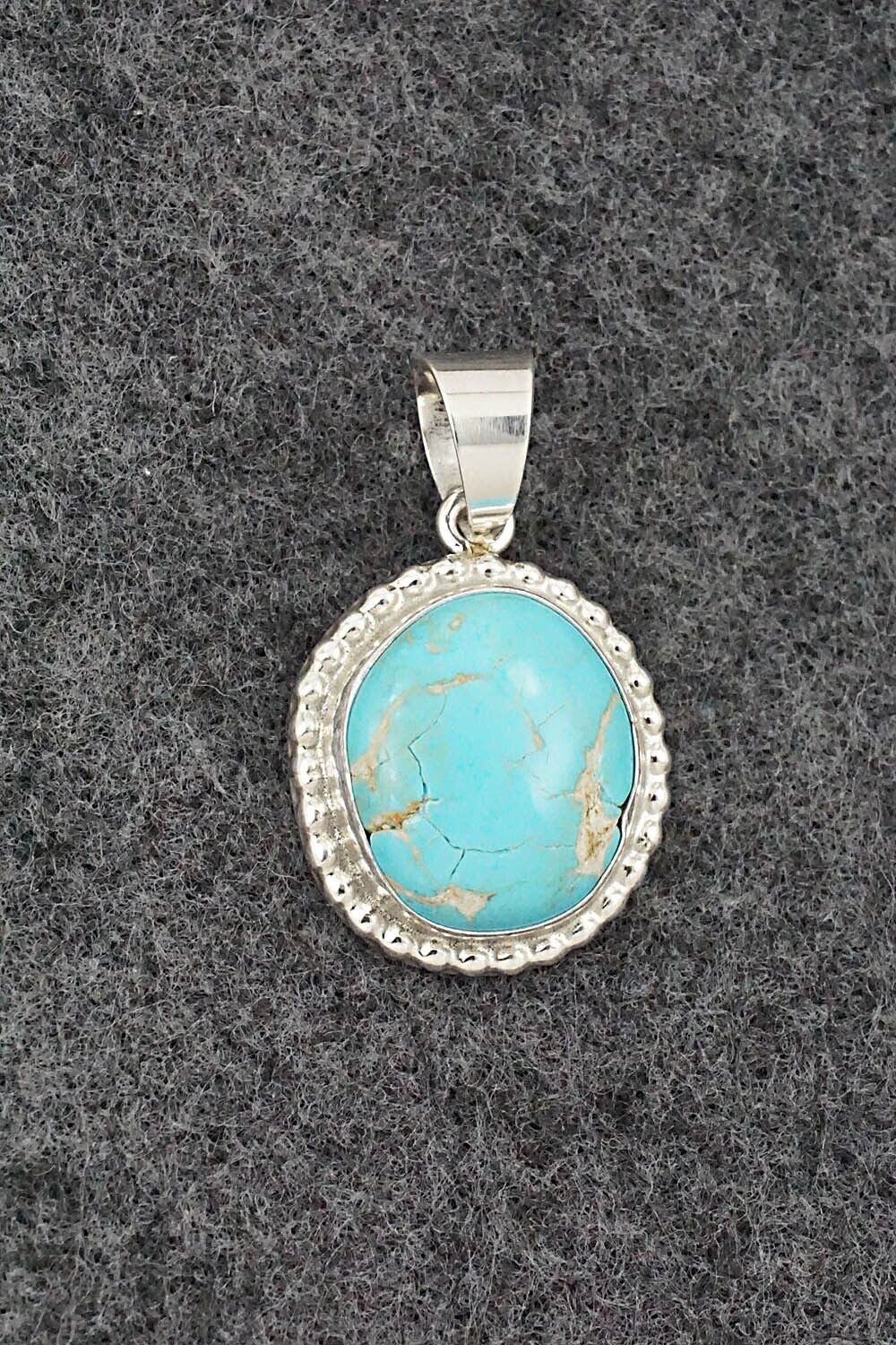 Turquoise & Sterling Silver Pendant - Byron Begay