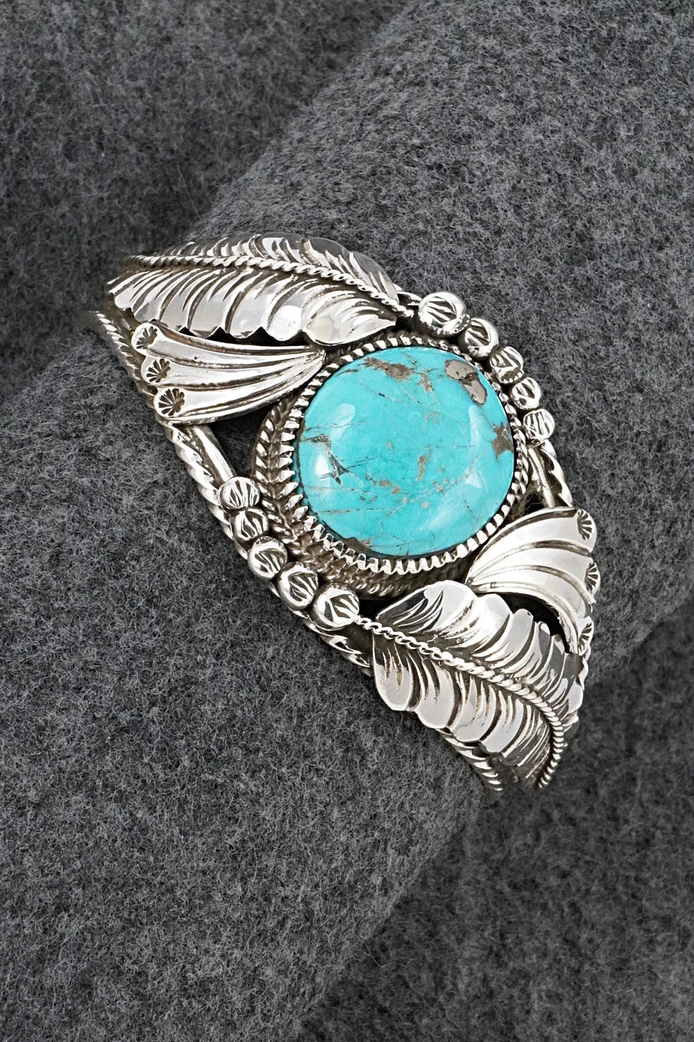 Turquoise & Sterling Silver Bracelet - Emerson Delgarito