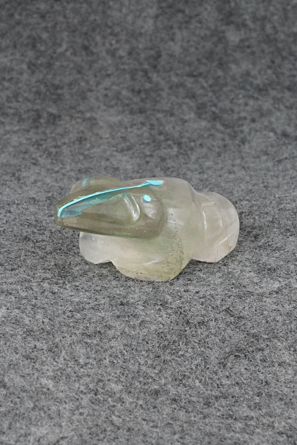 Frog Zuni Fetish Carving - Kenric Laiwakete