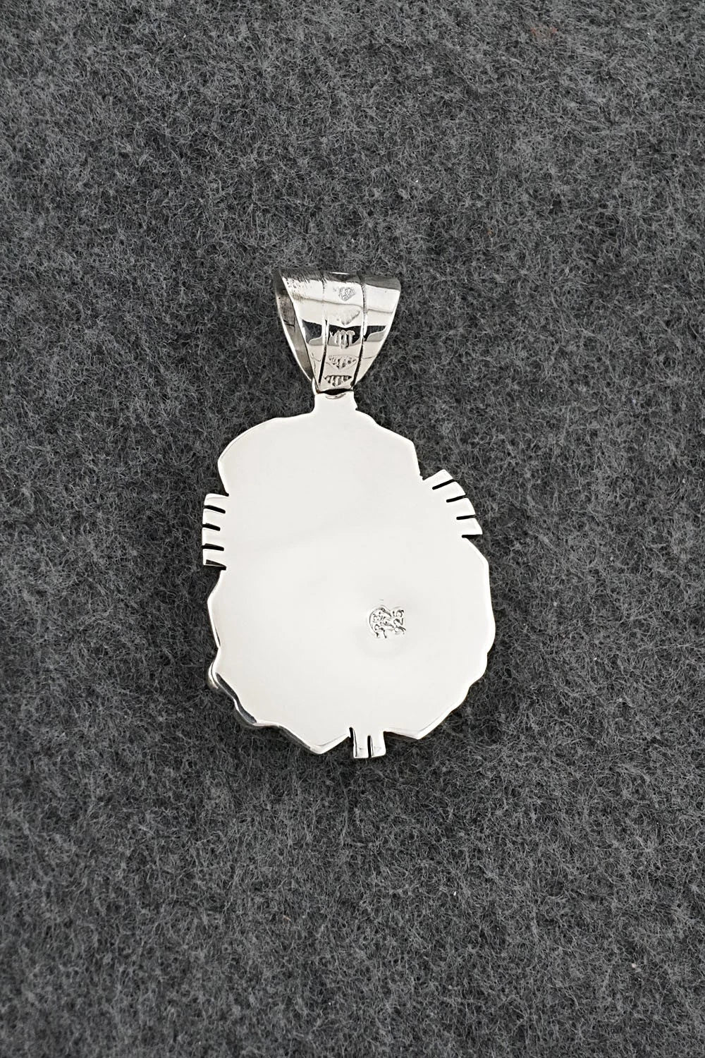 Turquoise & Sterling Silver Pendant - Charlene Yazzie