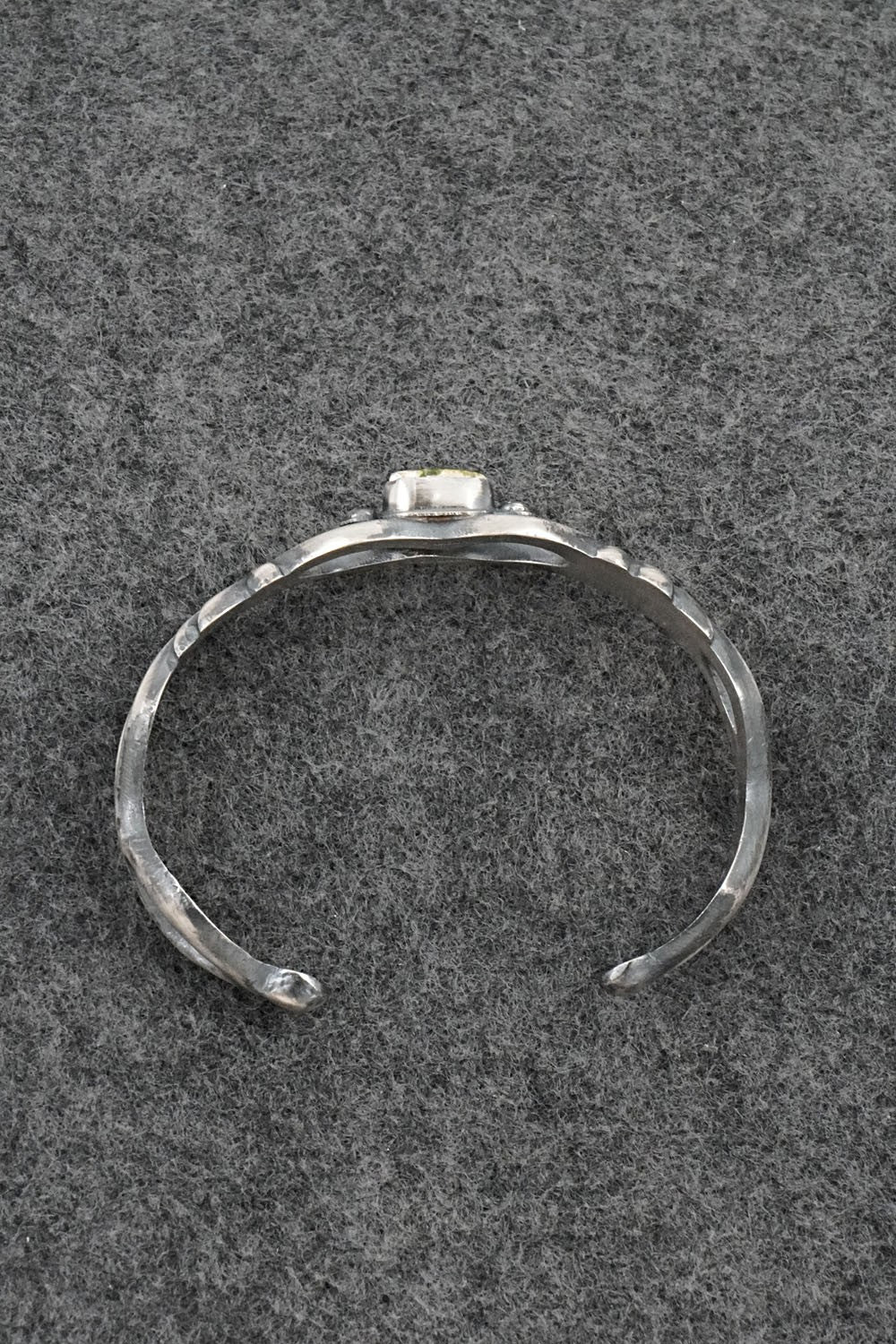 Turquoise & Sterling Silver Bracelet - Harrison Bitsue