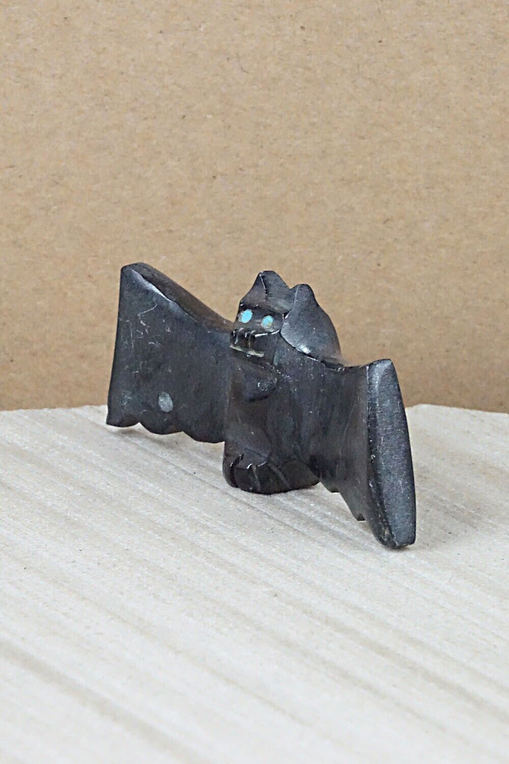 Bat Zuni Fetish Carving - Tim Lementino