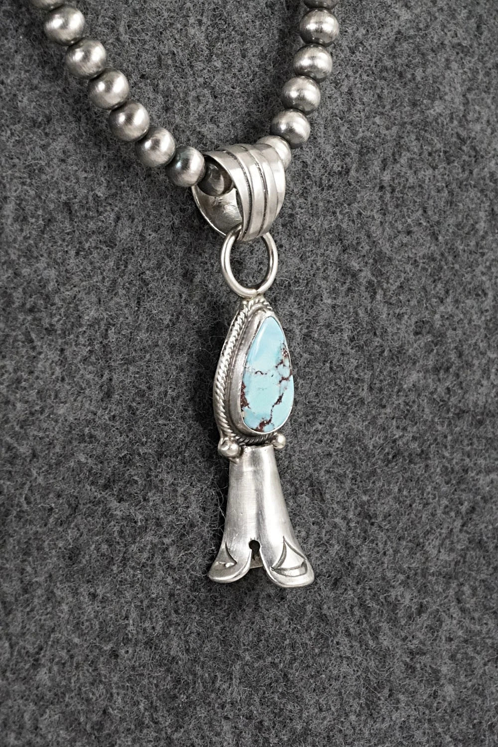 Turquoise & Sterling Silver Necklace - Sharon McCarthy