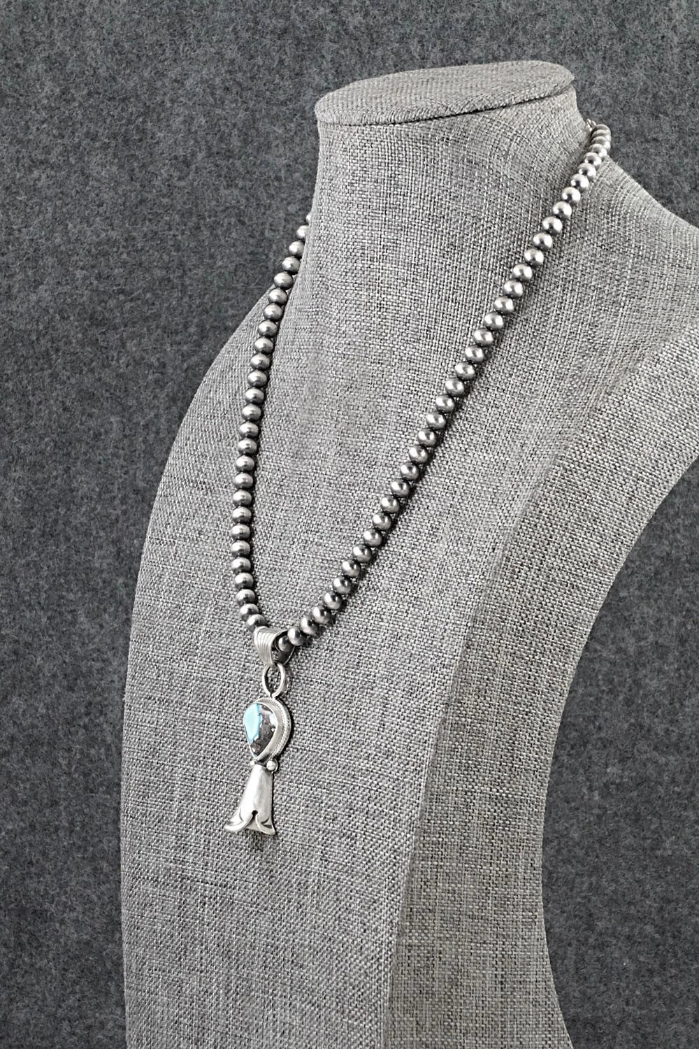 Turquoise & Sterling Silver Necklace - Sharon McCarthy