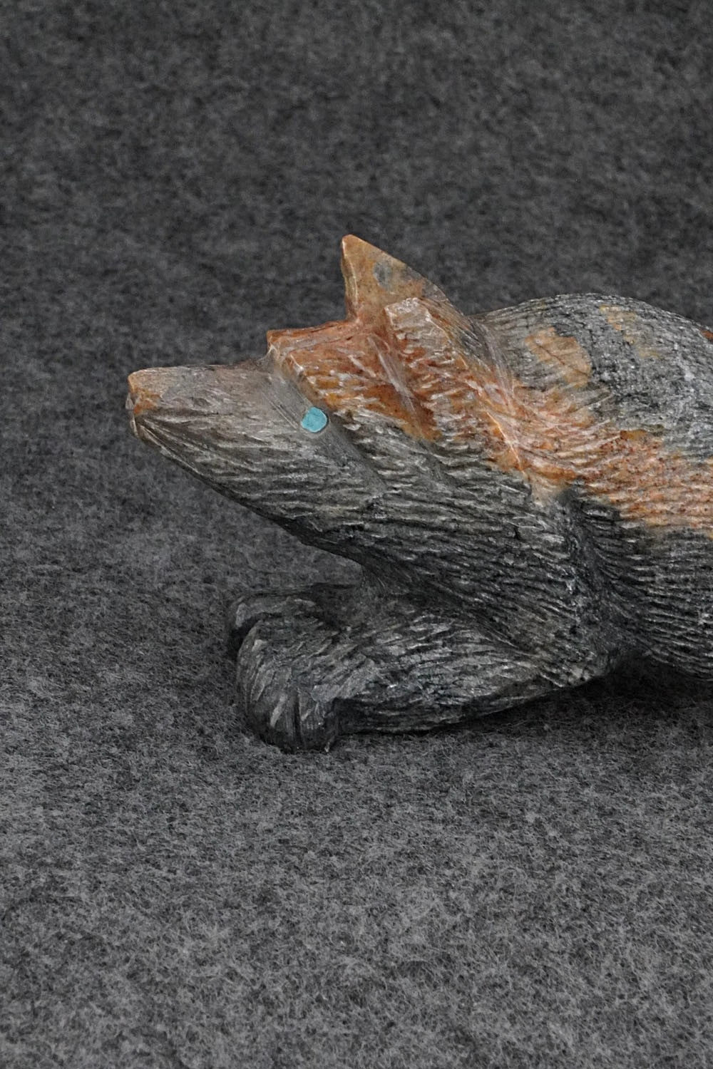 Fox Zuni Fetish Carving - Tony Mackel