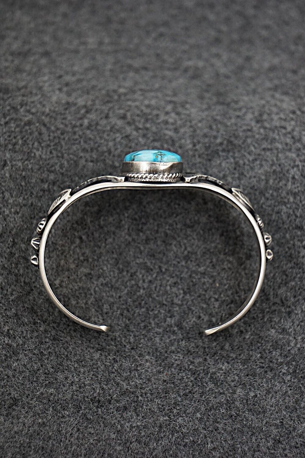 Turquoise & Sterling Silver Bracelet - Gilbert Tom