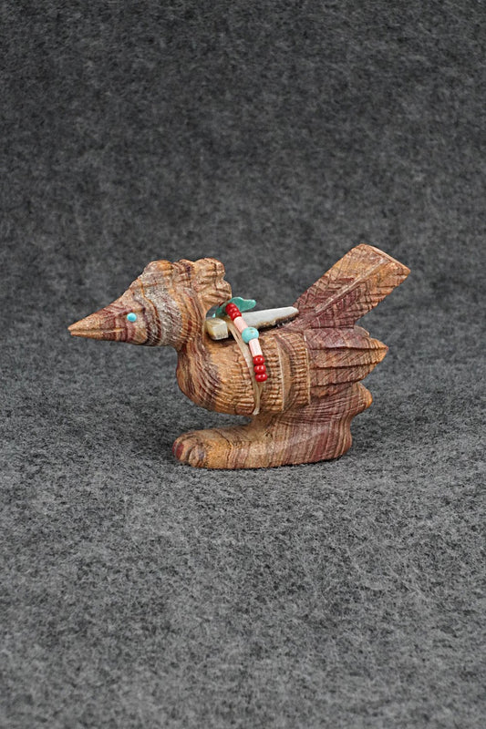 Roadrunner Zuni Fetish Carving - Douglas Martza