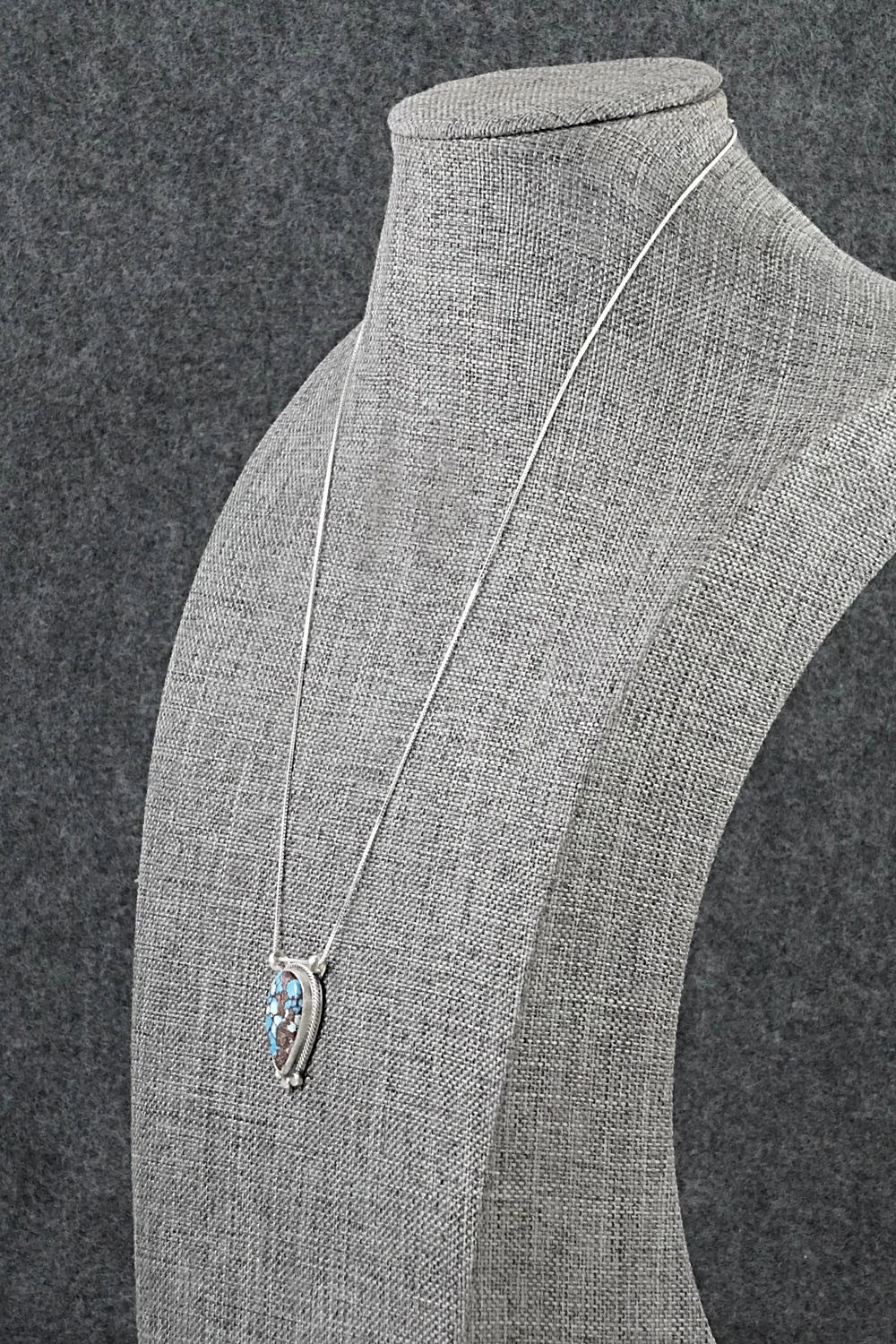 Turquoise & Sterling Silver Necklace - Sharon McCarthy