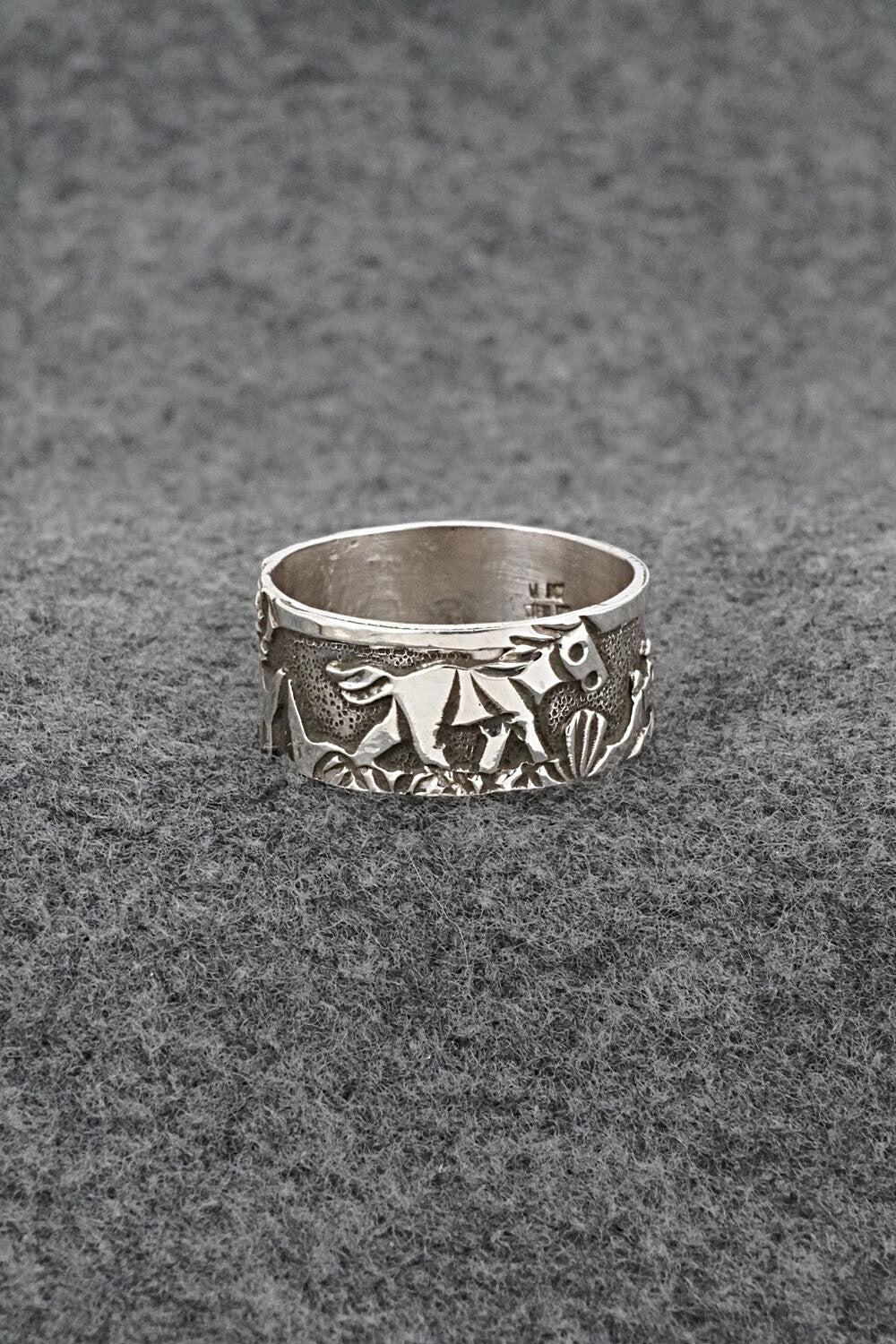 Sterling Silver Ring - Lloyd Becenti - Size 11.5