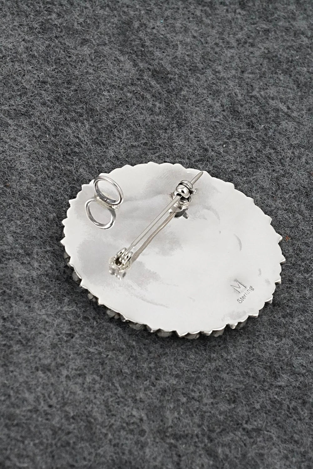 Turquoise & Sterling Silver Squash Blossom Set - Gerald Mitchell