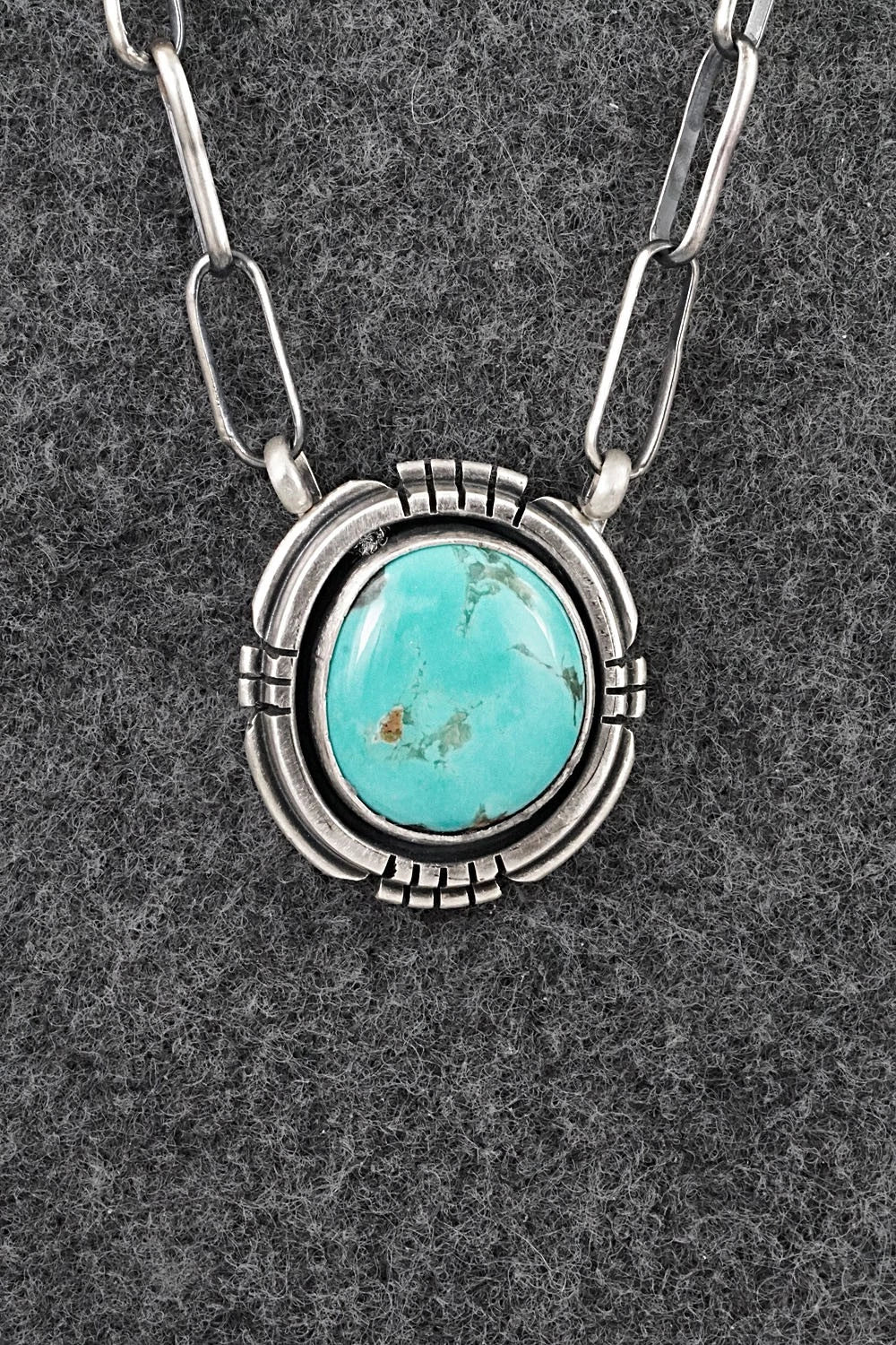 Turquoise & Sterling Silver Necklace - Daniel Benally