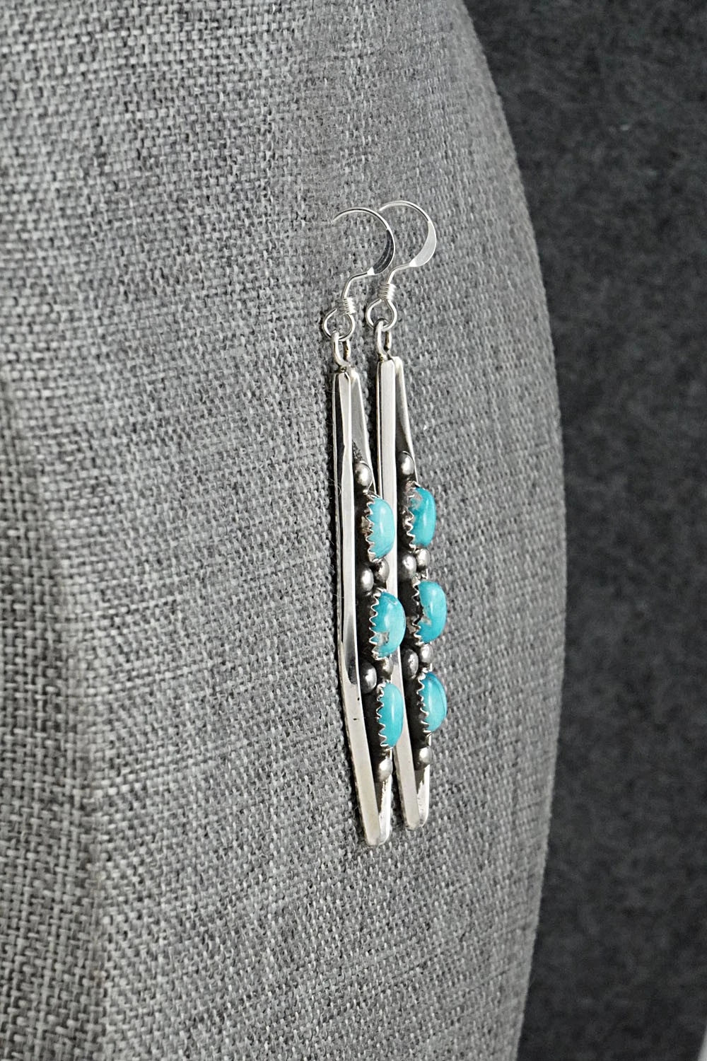Turquoise & Sterling Silver Earrings - Paul Largo