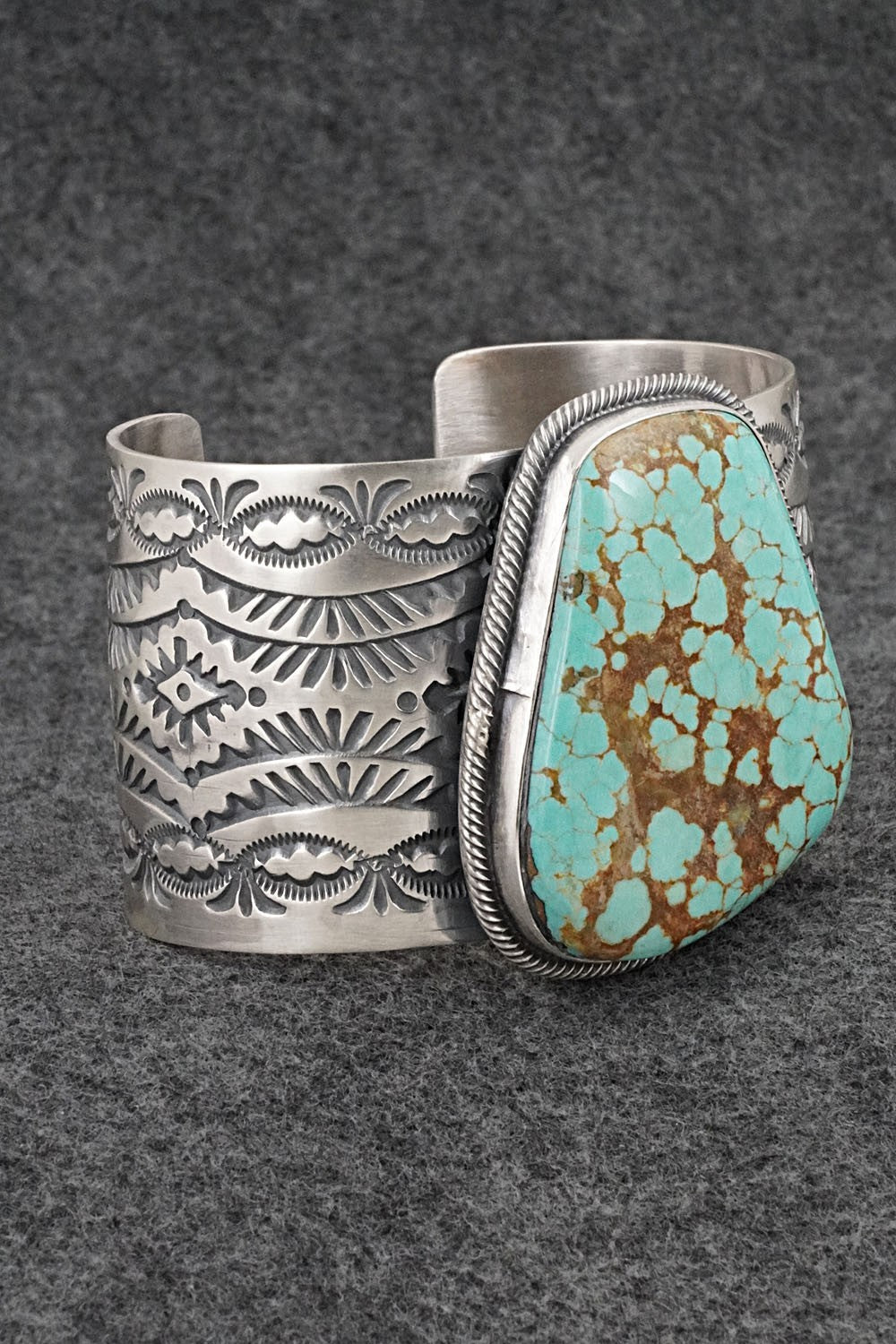 Turquoise & Sterling Silver Bracelet - Mark Yazzie