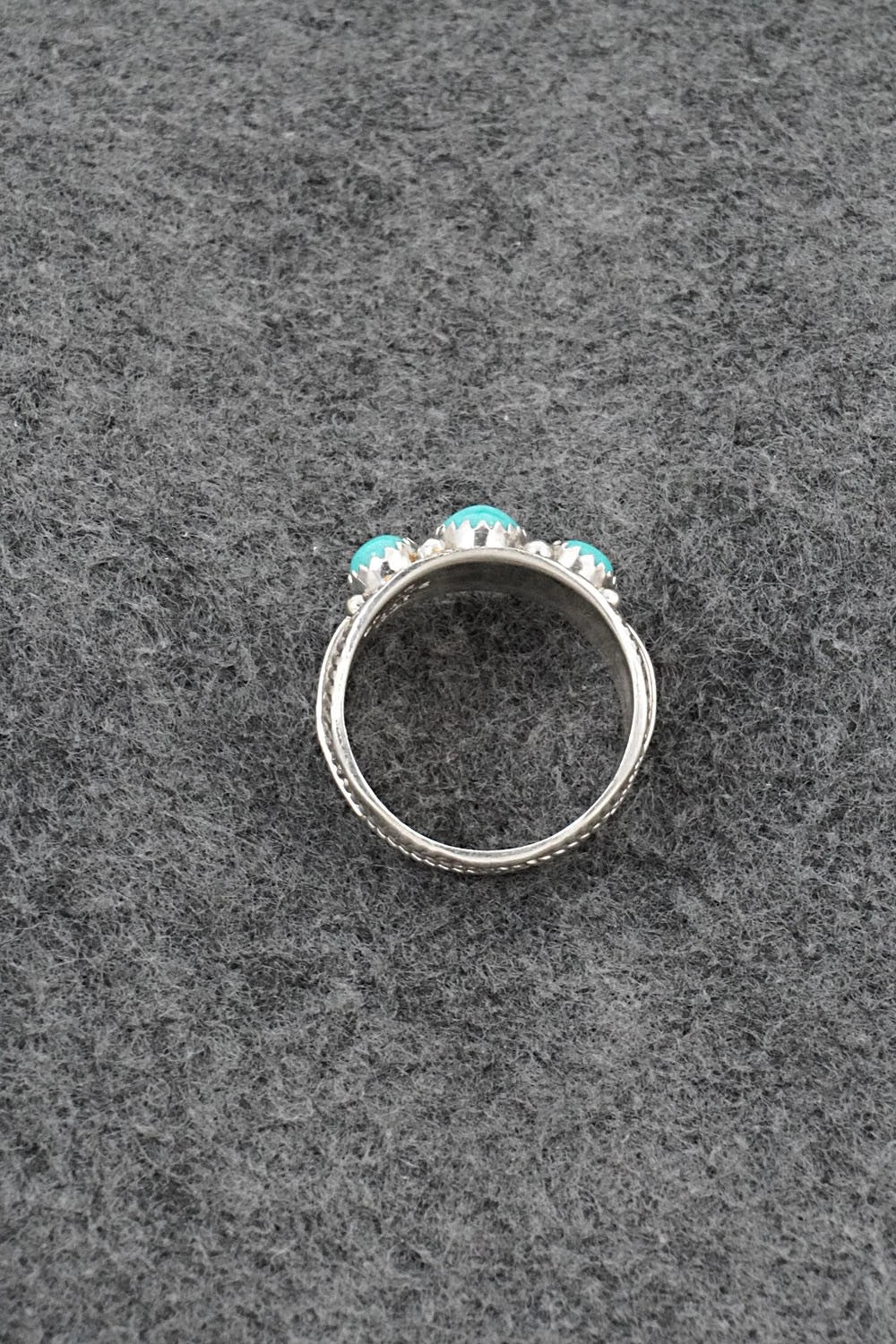 Turquoise & Sterling Silver Ring - Betty Begaye - Size 10
