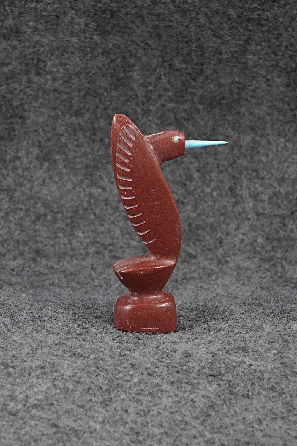 Hummingbird Zuni Fetish Carving - Brandon Phillips